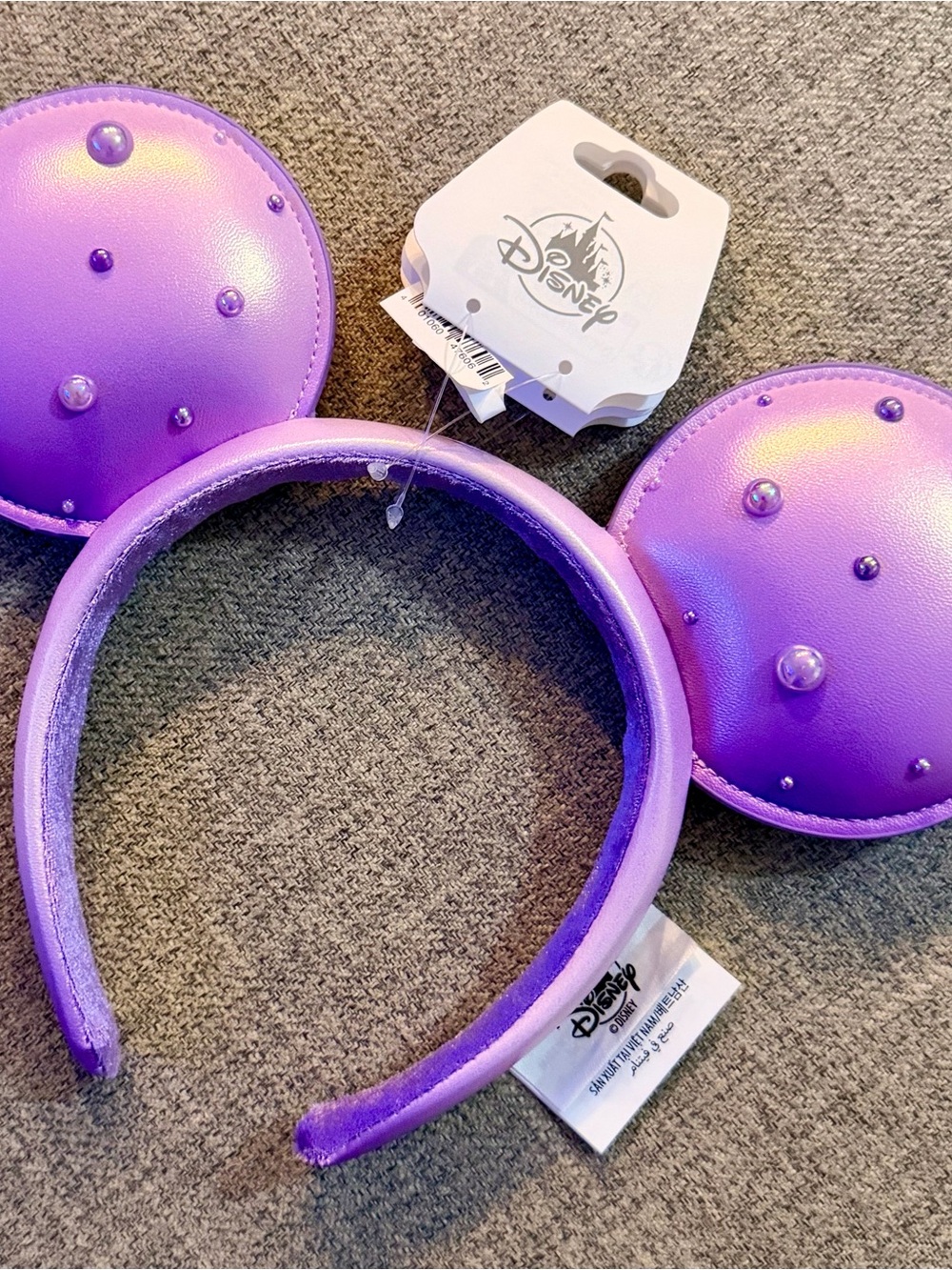 NWT Disney Purple Ears Customized